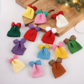 Christmas Scarf Factory - Custom Hot Mini Scarf Doll Bottle Decoration