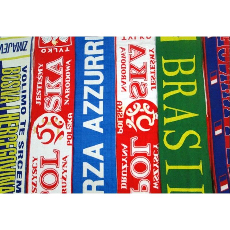 Soccer Scarf Manufacturer - Custom Design Knit Promotional Fan Scarf