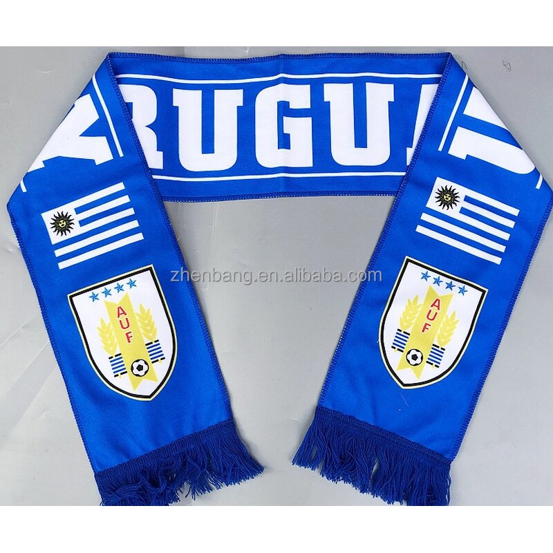 Soccer Scarf Set Manufacturer - Custom Knitted Neck Fan Football Scarf Hat