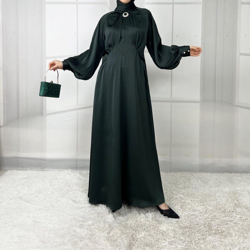 Muslim Dress Manufacturer - Wholesale Dubai Abaya Trumpet Sleeves Crystal Beads