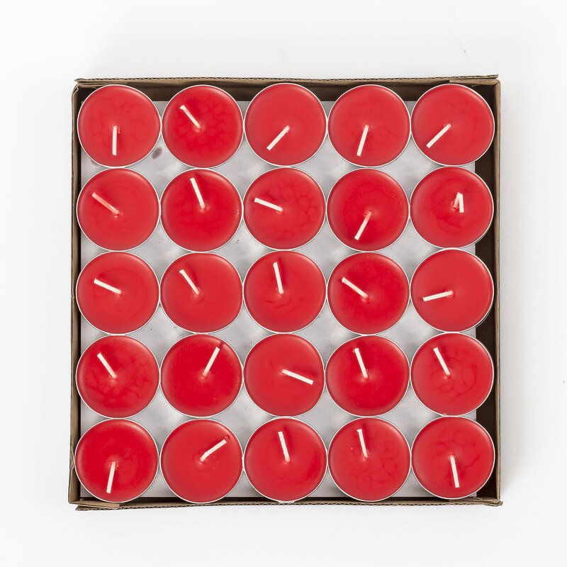 Tealight Candle Factory - 8 Hours Scented White Mini Beeswax for Christmas