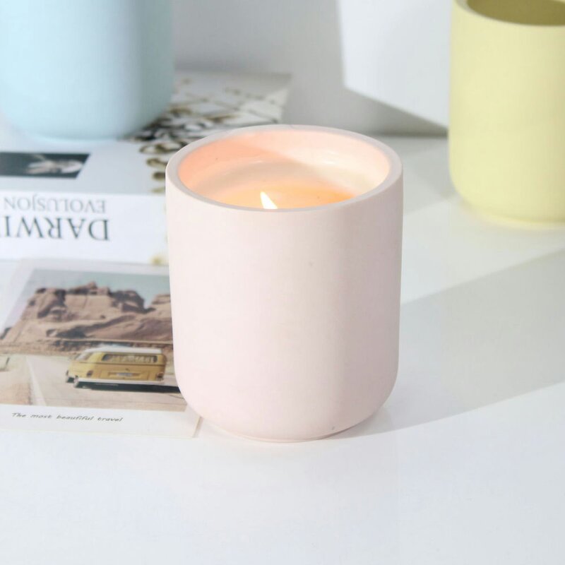 Scented Candles Factory - Wholesale Classic Cement Texture Multi-size Concrete