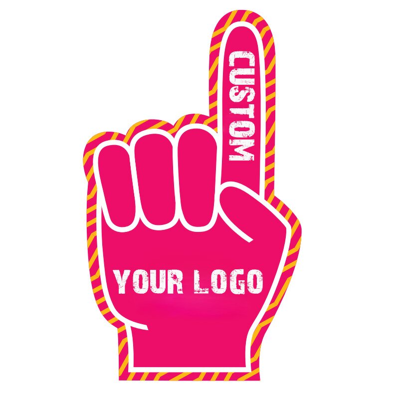 Foam Hand Gloves Factory - Wholesale Custom EVA Foam Cheerleading Victory Gesture