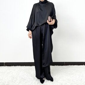 Islamic Clothing Manufacturer - Custom Wholesale Polyester Elegant Two-Piece Set