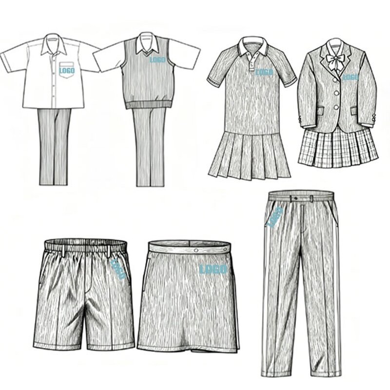 School Uniform Manufacturer - Customized Jackets Pants Shirts Skirts OEM/ODM