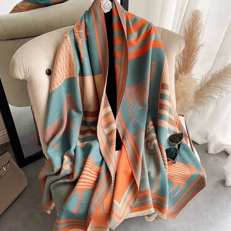 Cashmere Scarf Factory - Wholesale Customized Lady Winter Warm Cashmere Shawl