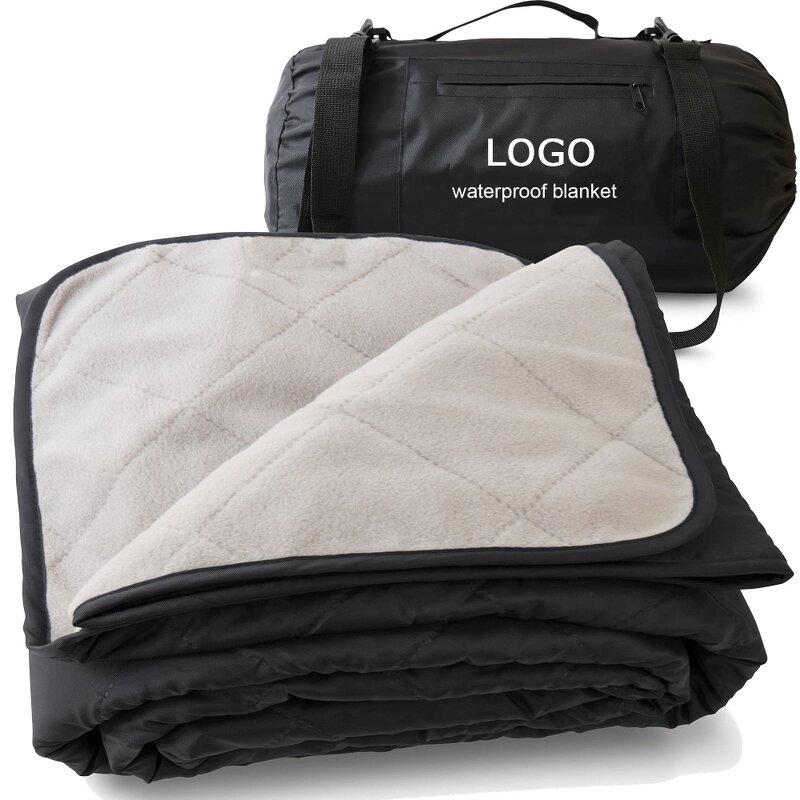 Camping Blanket Factory - Custom Logo Woven Fleece Outdoor Waterproof Portable