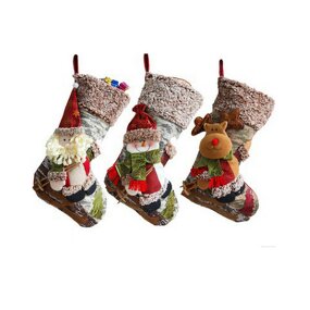 Christmas Stocking Manufacturer - Miniature Aluminum Snowflake Crystal Polyester