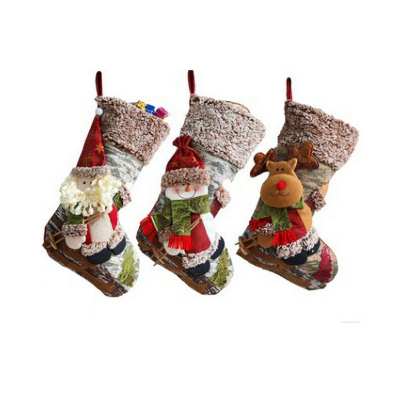 Christmas Stocking Manufacturer - Miniature Aluminum Snowflake Crystal Polyester