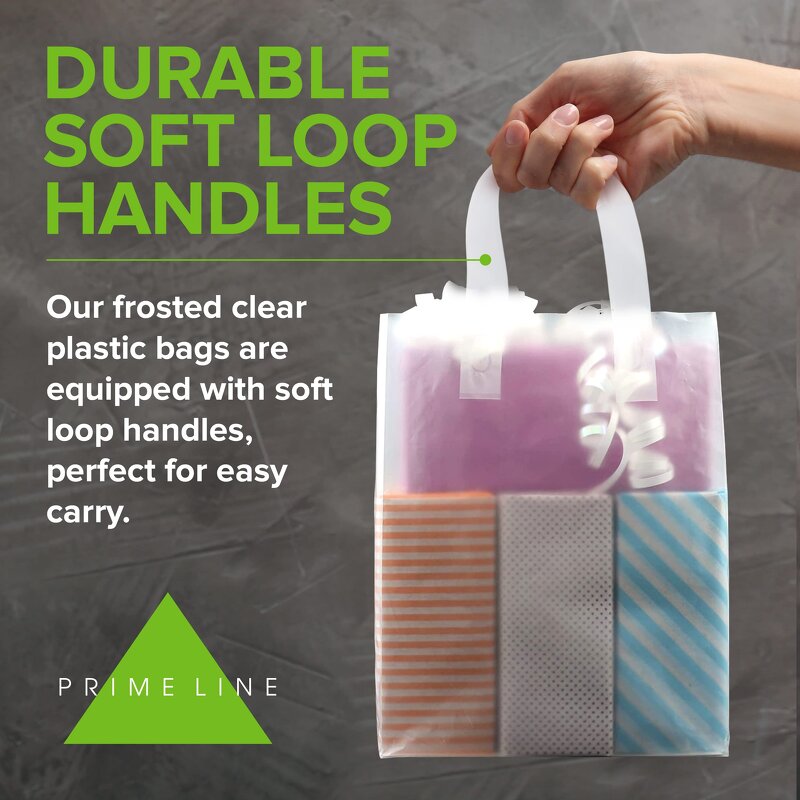 Merchandise Bag Manufacturer - Biodegradable Recycle Plastic Die Cut Handle