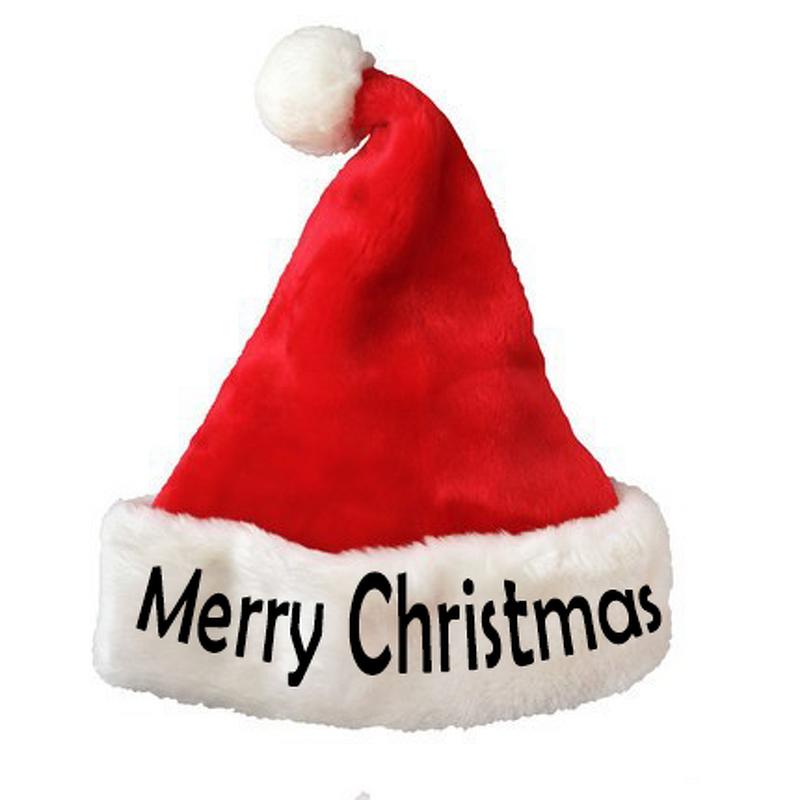 Christmas Hat Factory - Cheap Promotional Party Red Plush Santa Hats