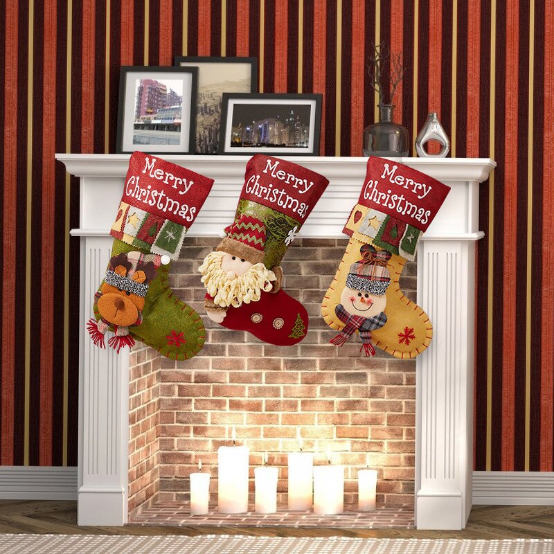 Christmas Stocking Manufacturer - Miniature Aluminum Snowflake Crystal Polyester