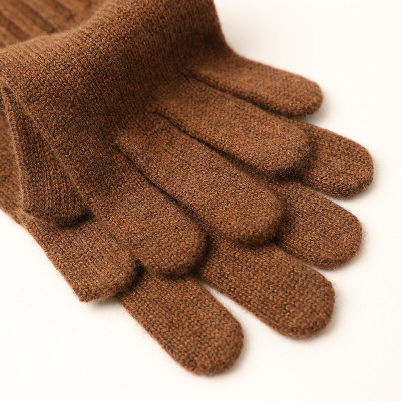 Winter Gloves Factory - New Polyester Warm Multicolor Finger Separation
