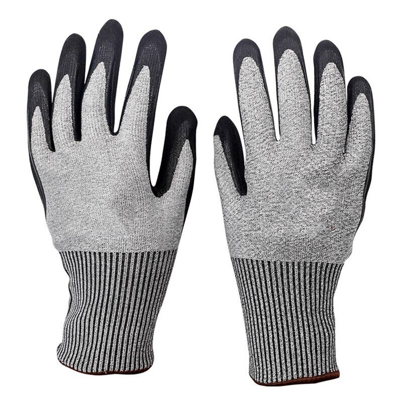 Anti Cut Gloves Manufacturer - Manufacturer Nitrile Palm Coated Level 5 Industrial