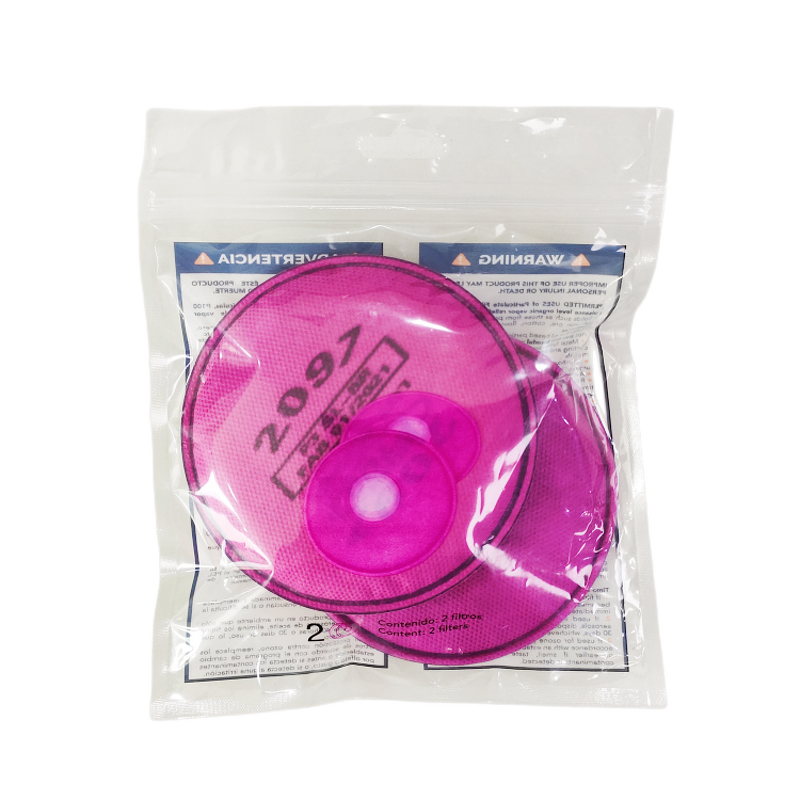 KN95 Filter Cotton Manufacturer - Cheap Price Pink Rounded 2097 Organic Vapor Relief