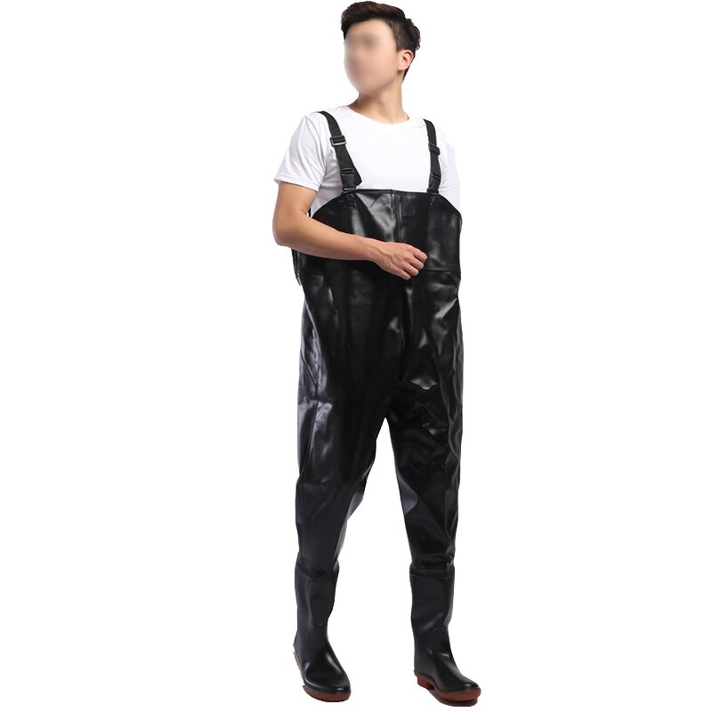 Chest Fishing Waders Manufacturer - Waterproof PVC Fabric Breathable Camouflage with Boots