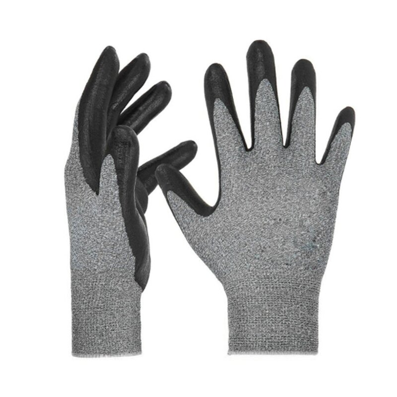 Anti Cut Gloves Manufacturer - Manufacturer Nitrile Palm Coated Level 5 Industrial