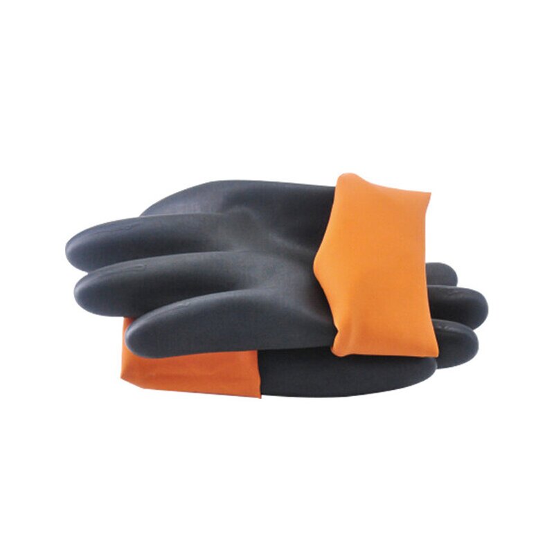 Latex Chemical Gloves Manufacturer - Lengthened Thickened 35 45 55 CM Black Acid Alkali