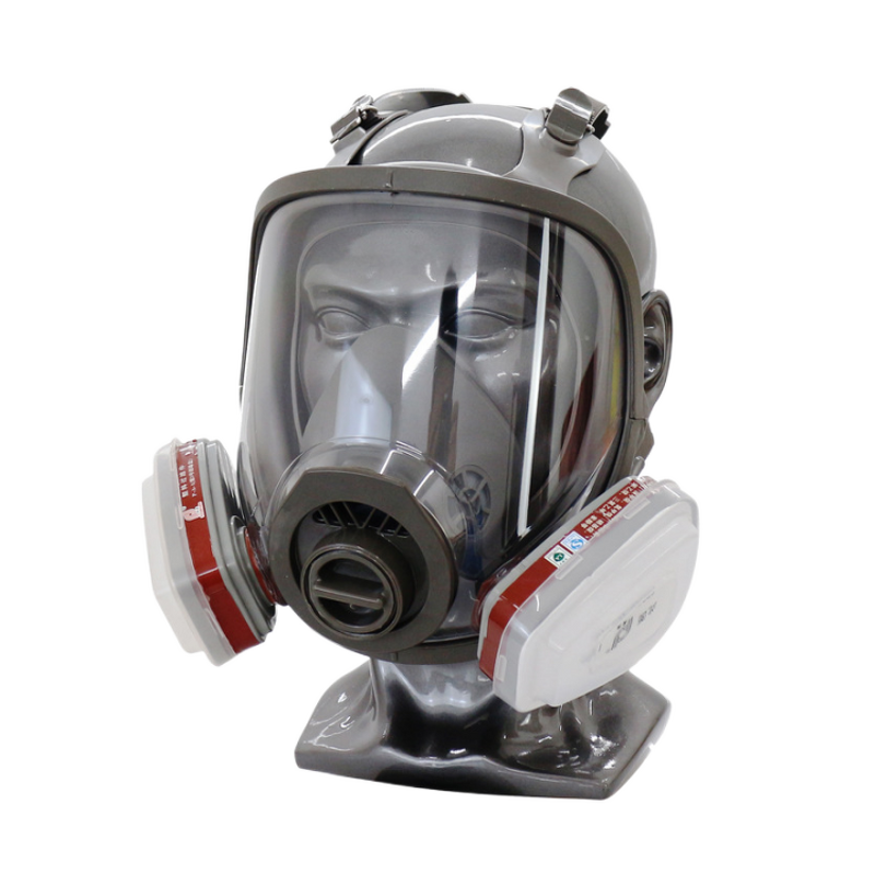 Full Face Respirator Manufacturer - Double Connection Interface Anti Gas Particulate