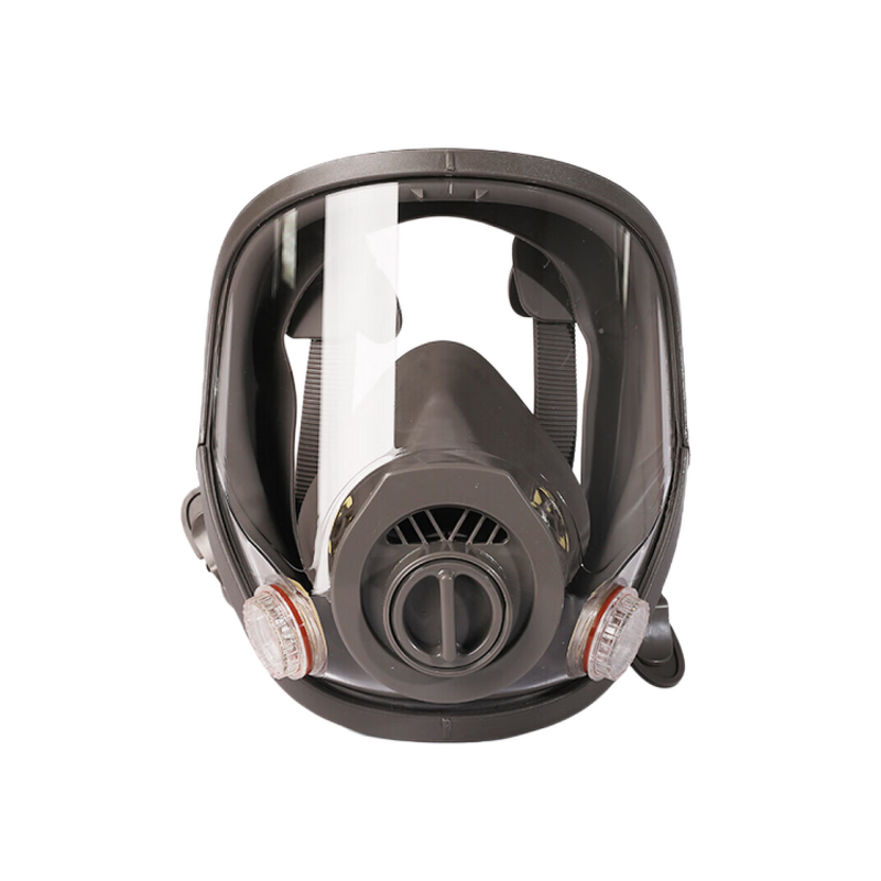 Full Face Respirator Manufacturer - Double Connection Interface Breathing Gas Mask