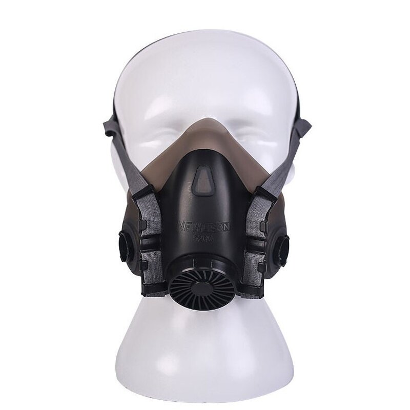 Gas Mask Respirator Manufacturer - High Quality Double Filter FFP2 Silicone Reusable