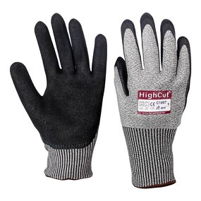 Anti Cut Gloves Manufacturer - Manufacturer Nitrile Palm Coated Level 5 Industrial