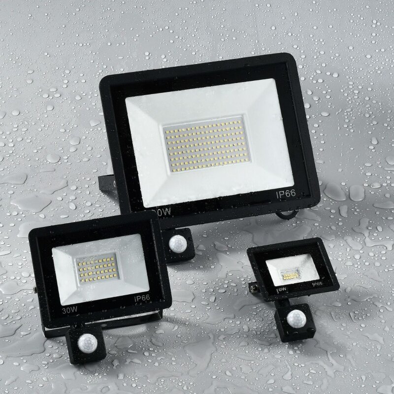 Motion Sensor Flood Light Manufacturer - 20-150W Ultra Thin IP65 Waterproof Outdoor Security