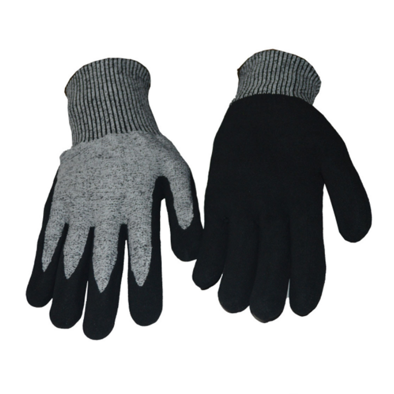 Anti Cut Gloves Manufacturer - Manufacturer Nitrile Palm Coated Level 5 Industrial