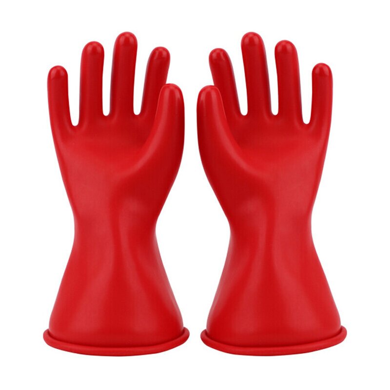 Insulating Safety Gloves Manufacturer - Shuangan Red Latex Rubber 1000V Class 0 Live Work