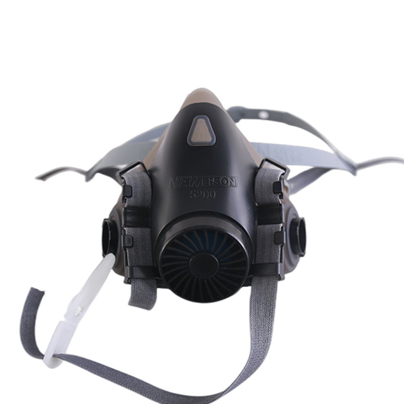 Gas Mask Respirator Manufacturer - High Quality Double Filter FFP2 Silicone Reusable