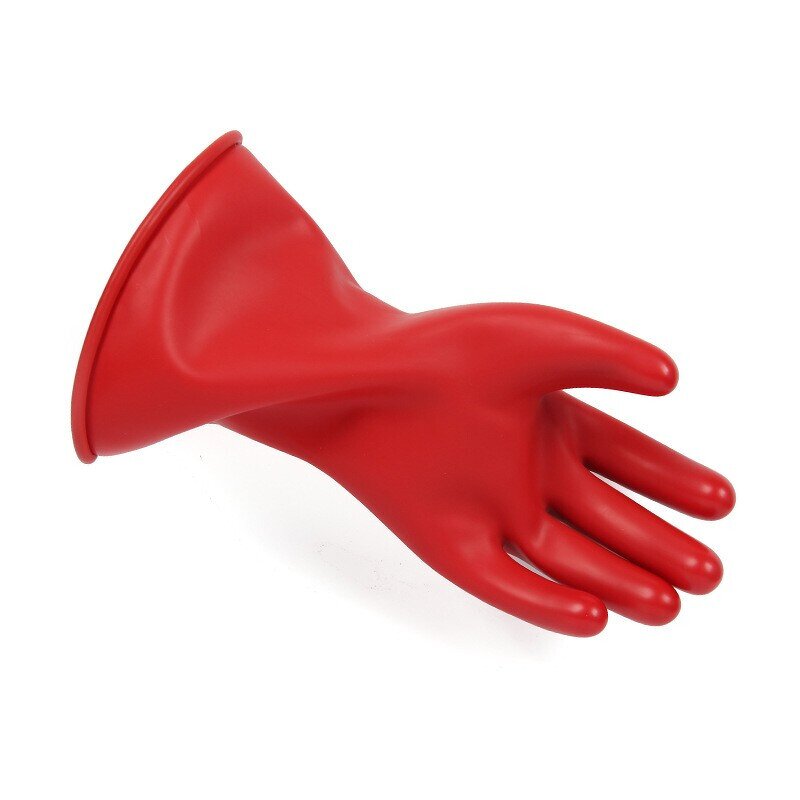 Insulating Safety Gloves Manufacturer - Shuangan Red Latex Rubber 1000V Class 0 Live Work