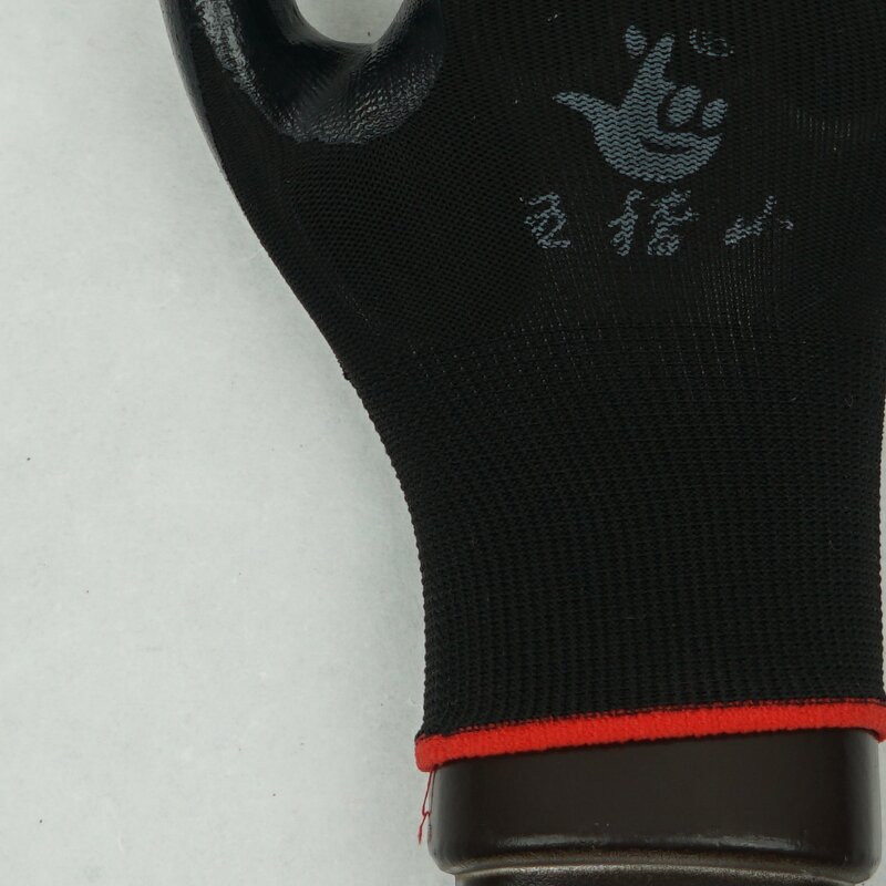 Protective Safety Gloves Manufacturer - Wholesale 13-Needle Craft Black Gauze Vinyl