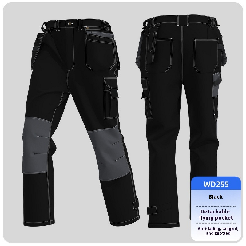Safety Pants Factory - Durable Multi-Pocket Detachable Fly for Workshop