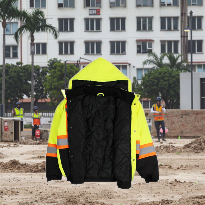Safety Vest Factory - Stylish Reflective Cold-Proof Construction Site Traffic