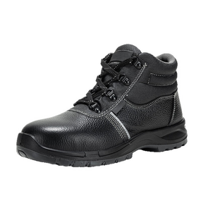 Construction Safety Shoes Factory - Men's Cowhide High-Top Anti-Static Anti-Impact