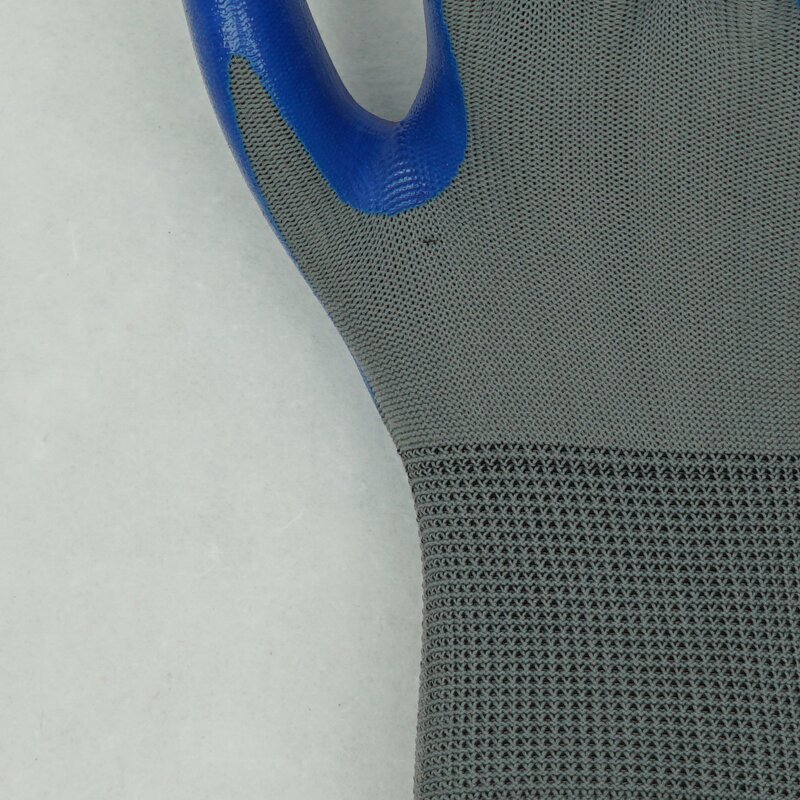 Full Finger Gloves Manufacturer - Best Selling 13-Needle Craft Gray Gauze Orchid