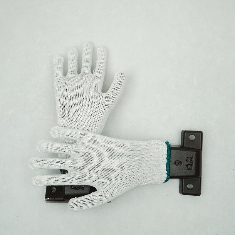 Safety Gloves Factory - Best Design 7-needle Technique 650 Grams White Yarn