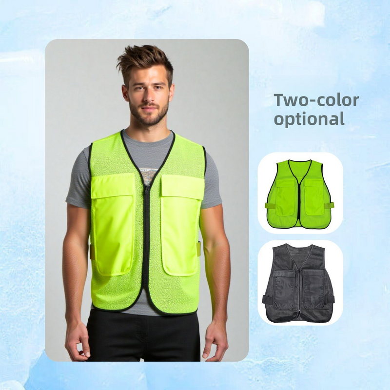 Cooling Vest Manufacturer - Custom Logo Saudi Construction Site Reflective