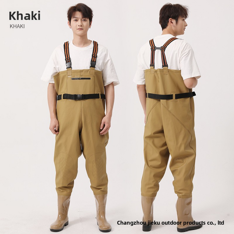 Fishing Gear Factory - One-Piece Full-Body Ultra-Light Half-Length Waders