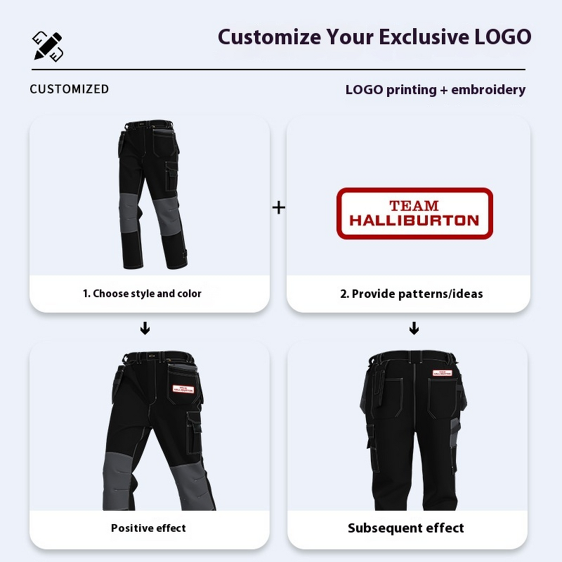 Safety Pants Factory - Durable Multi-Pocket Detachable Fly for Workshop