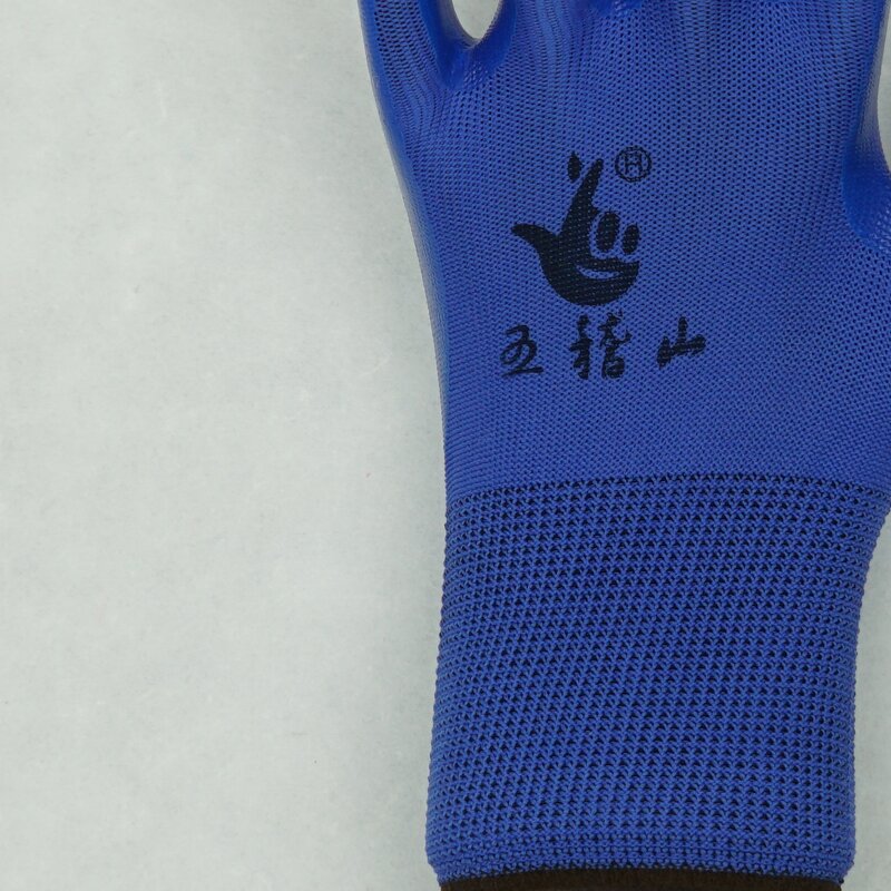 Nitrile Rubber Gloves Manufacturer - Direct Sale 13-needle Craft Blue Yarn Orchid
