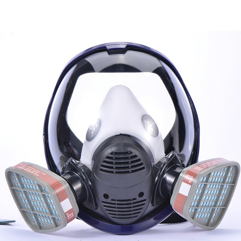 Protective Respirator Mask Manufacturer - Silicone Full Face Ball Design for Spray
