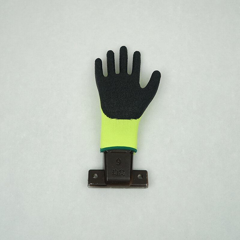 Safety Gloves Factory - China Factory Price 13-Gauge Fluorescent Yellow Black