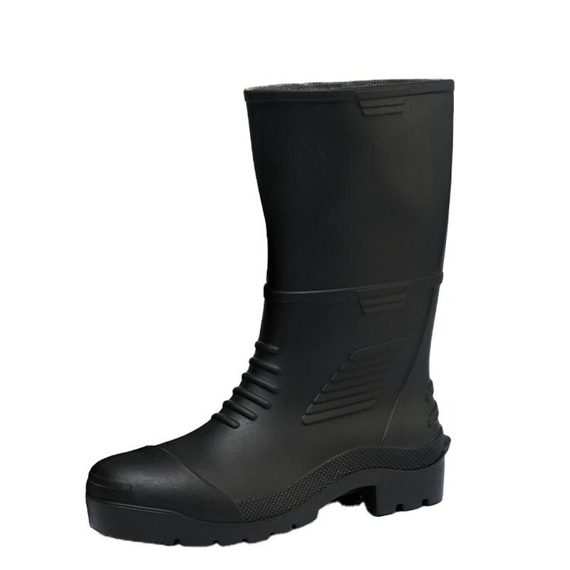 High-Top Rain Boots Factory - Men's Summer Steel-Toe Anti-Smash Stab-Proof