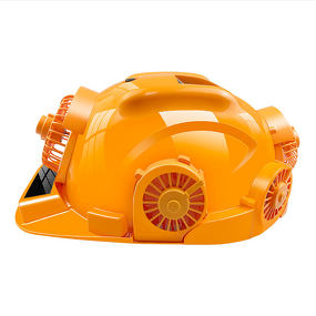 Cooling Helmet Factory - Dual-Power Six-Fan Cap Summer Voice-Controlled Bluetooth