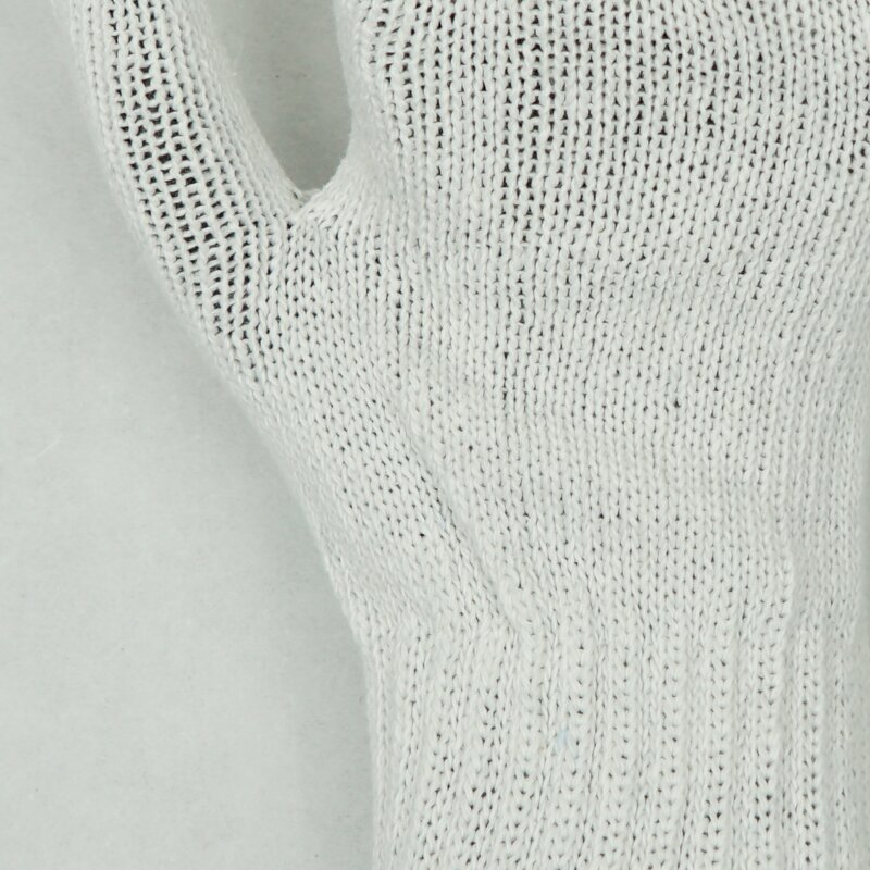 Protective Gloves Factory - Wholesale 7-needle Technique 650 Grams White Yarn