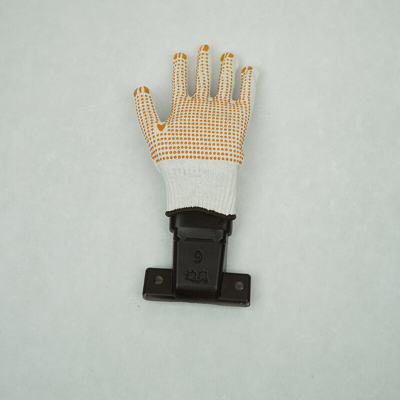 Safety Gloves Factory - Full Finger 700g Breathable Leather with Dotted Plastic