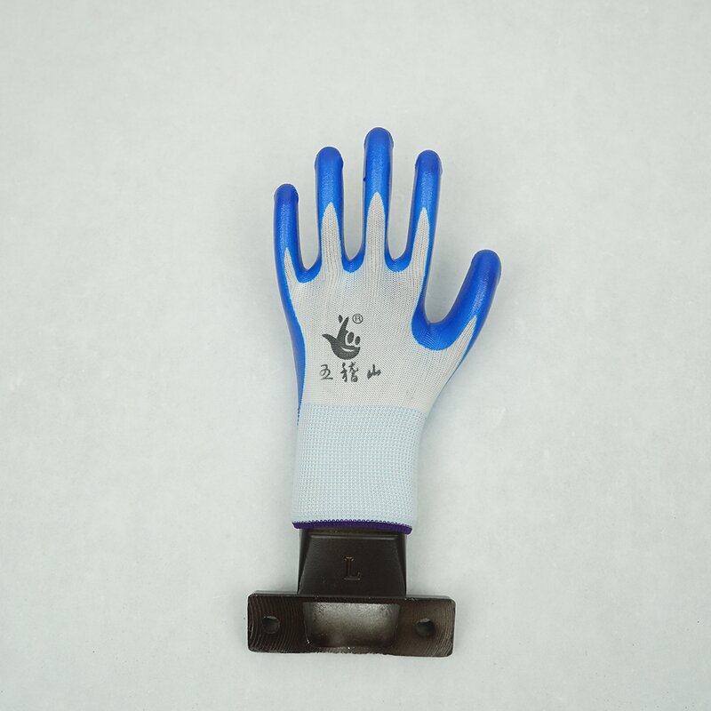 Protective Gloves Factory - Best Price 13-needle Craft Blue Latex Abrasion