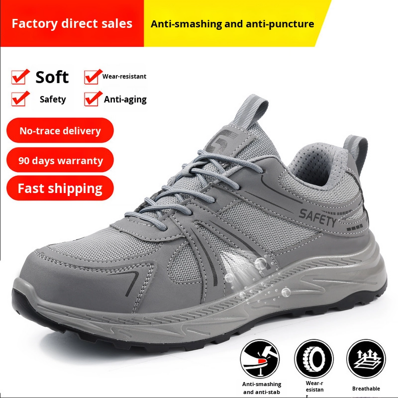 Chemical Resistant Shoes Manufacturer - Men's Summer Leather Comfortable Durable