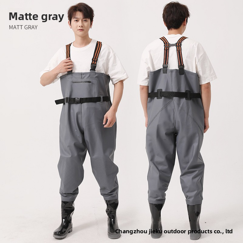 Fishing Gear Factory - One-Piece Full-Body Ultra-Light Half-Length Waders